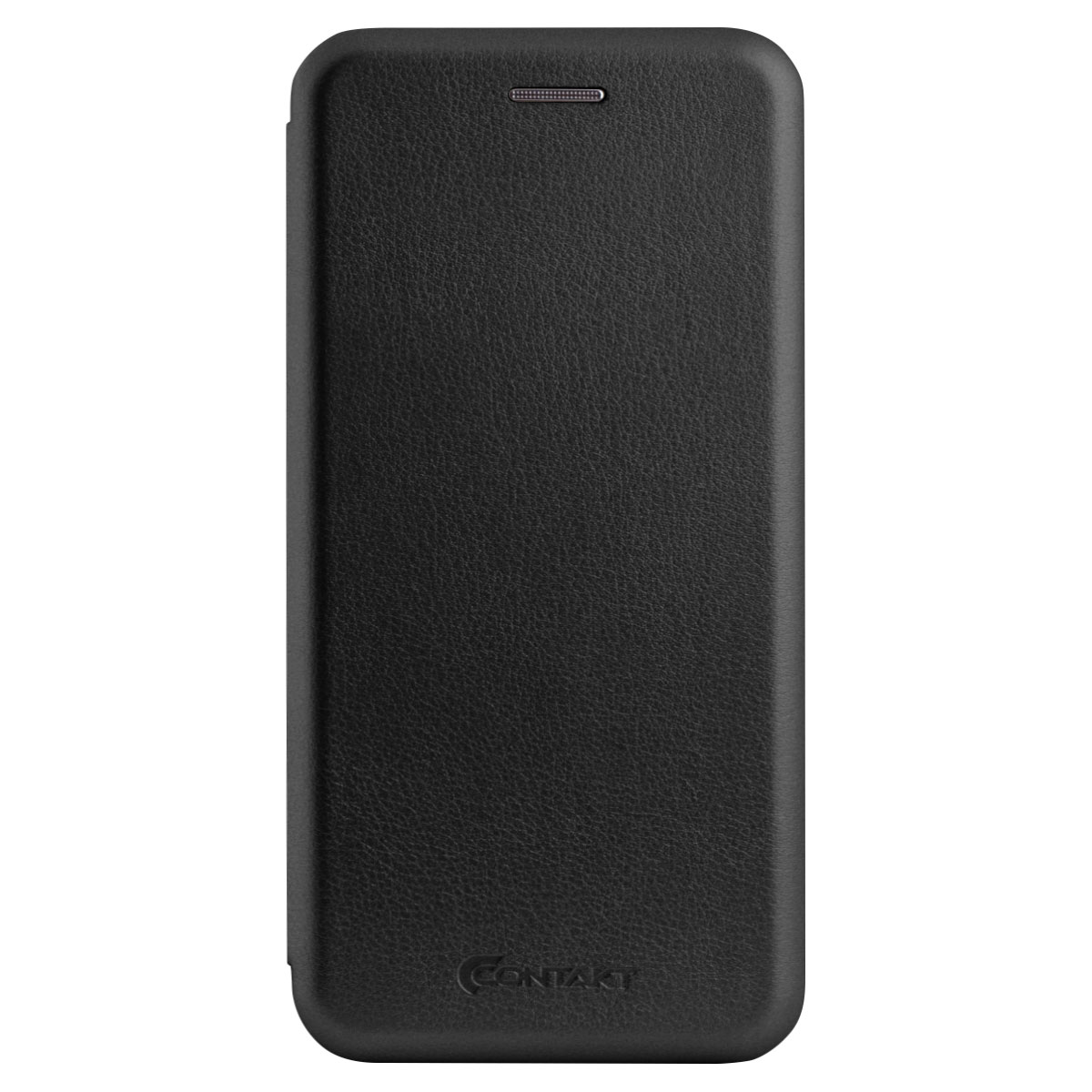 Husa book satinat Huawei P Smart, Contakt Neagra thumb