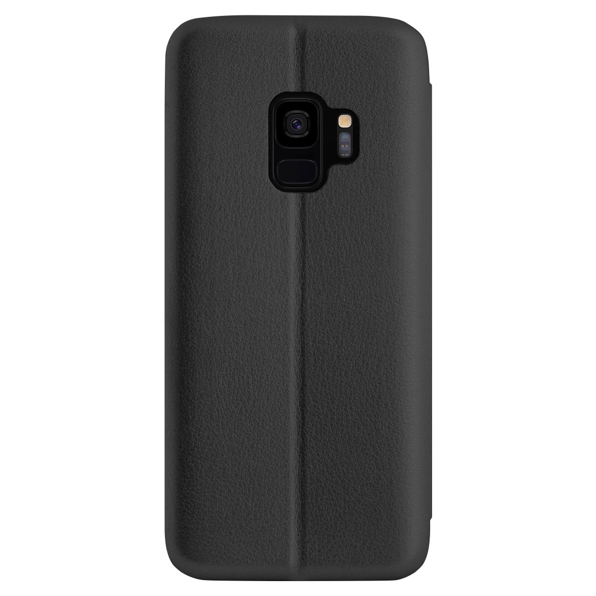 Husa book satinat Samsung Galaxy S9, Contakt Neagra thumb