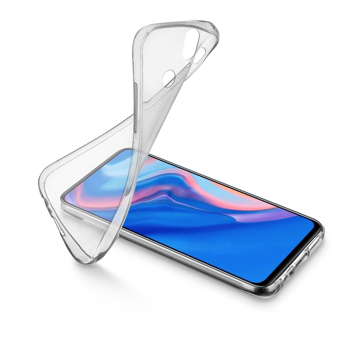 Husa Cover Cellularline Silicon pentru Huawei P Smart Z Transparent thumb