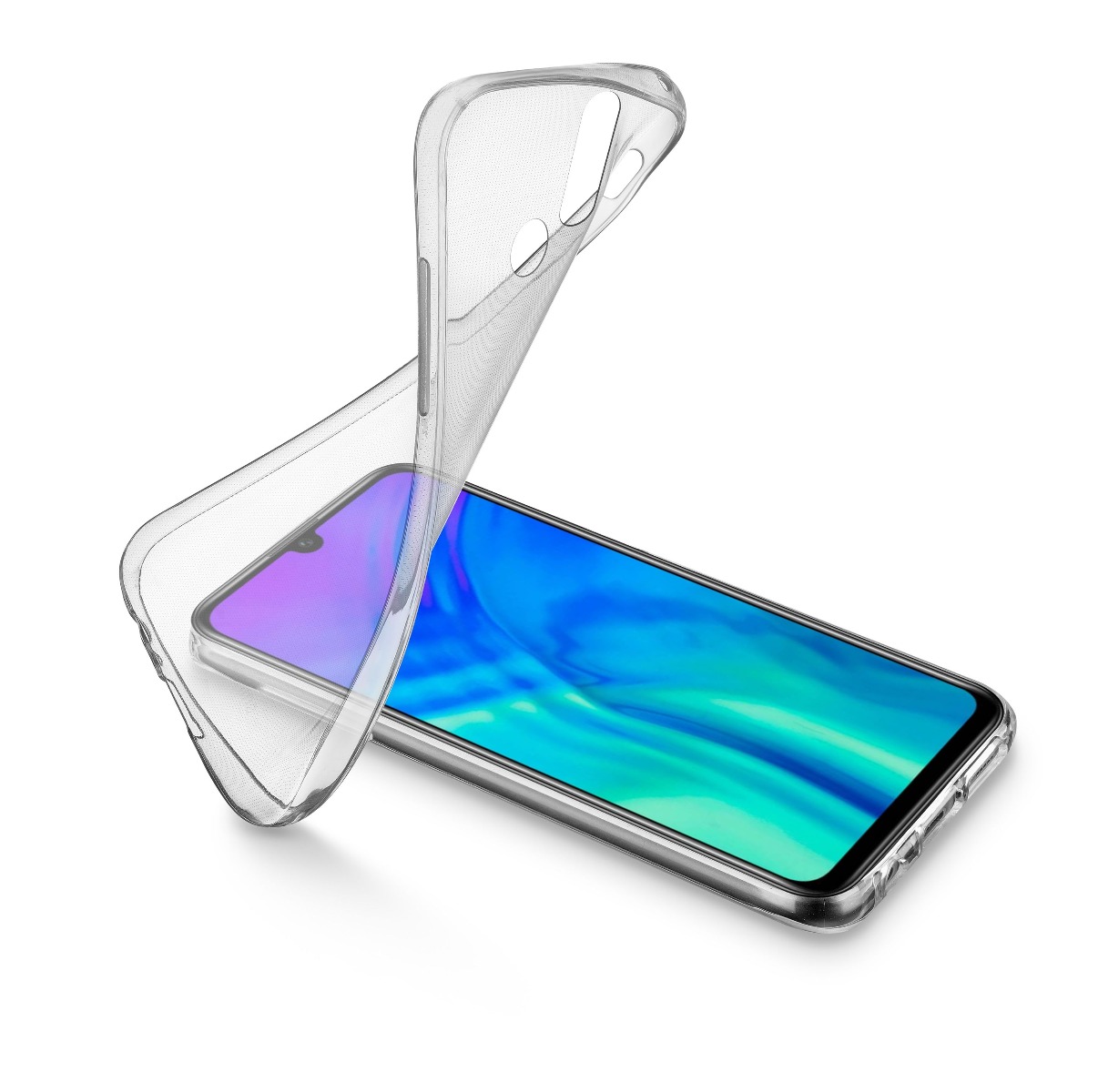 Husa Cover Cellularline Silicon slim pentru Huawei Nova 5T Transparent thumb