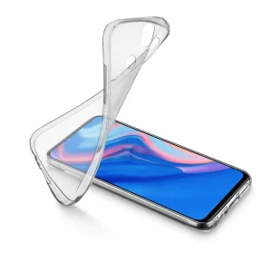 Husa Cover Cellularline Silicon slim pentru Huawei P Smart Z Transparent