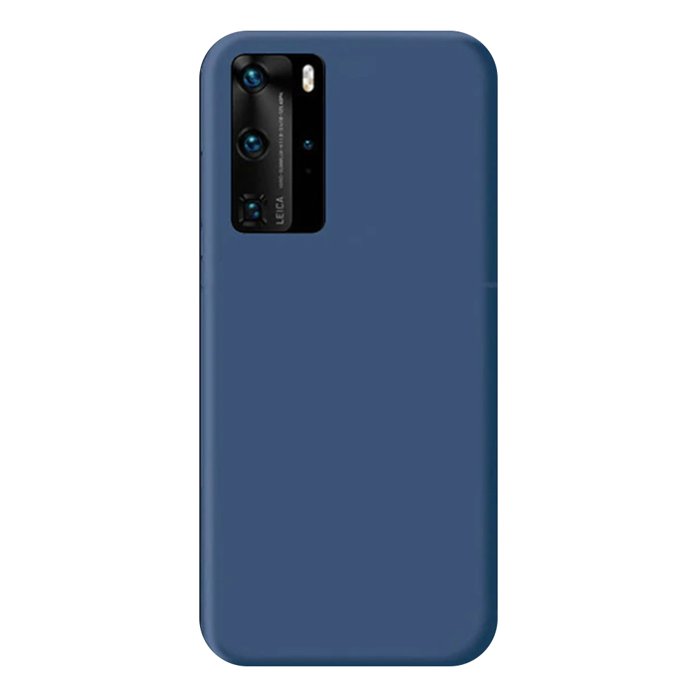 Husa Cover Senso Silicon Soft Mat pentru Huawei P40 Pro Albastru thumb