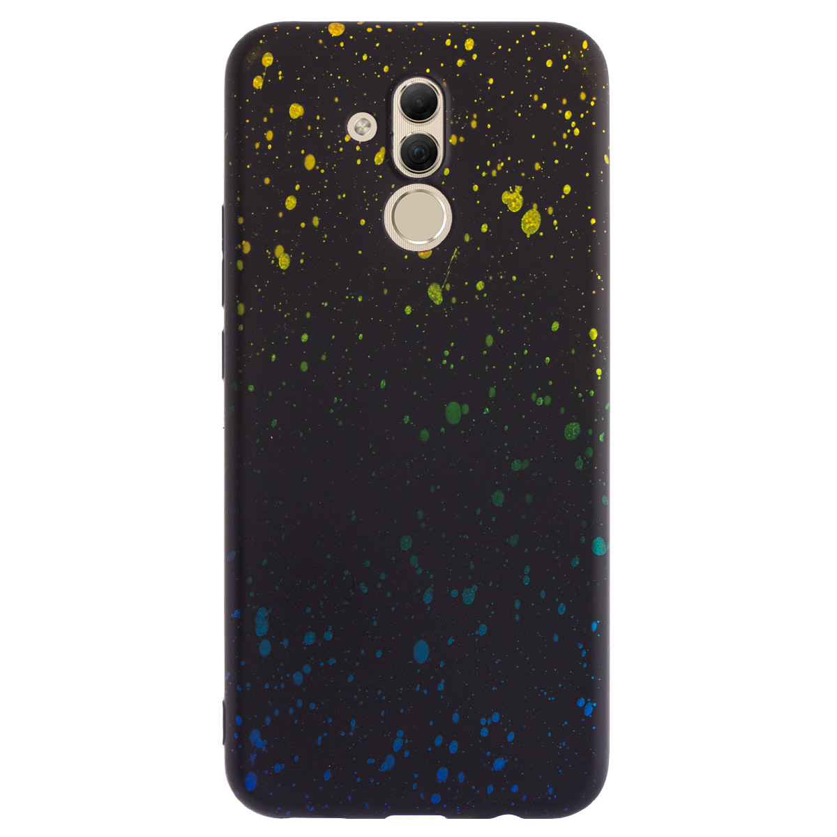 Husa Fashion Huawei Mate 20 Lite, Galben-Albastru thumb