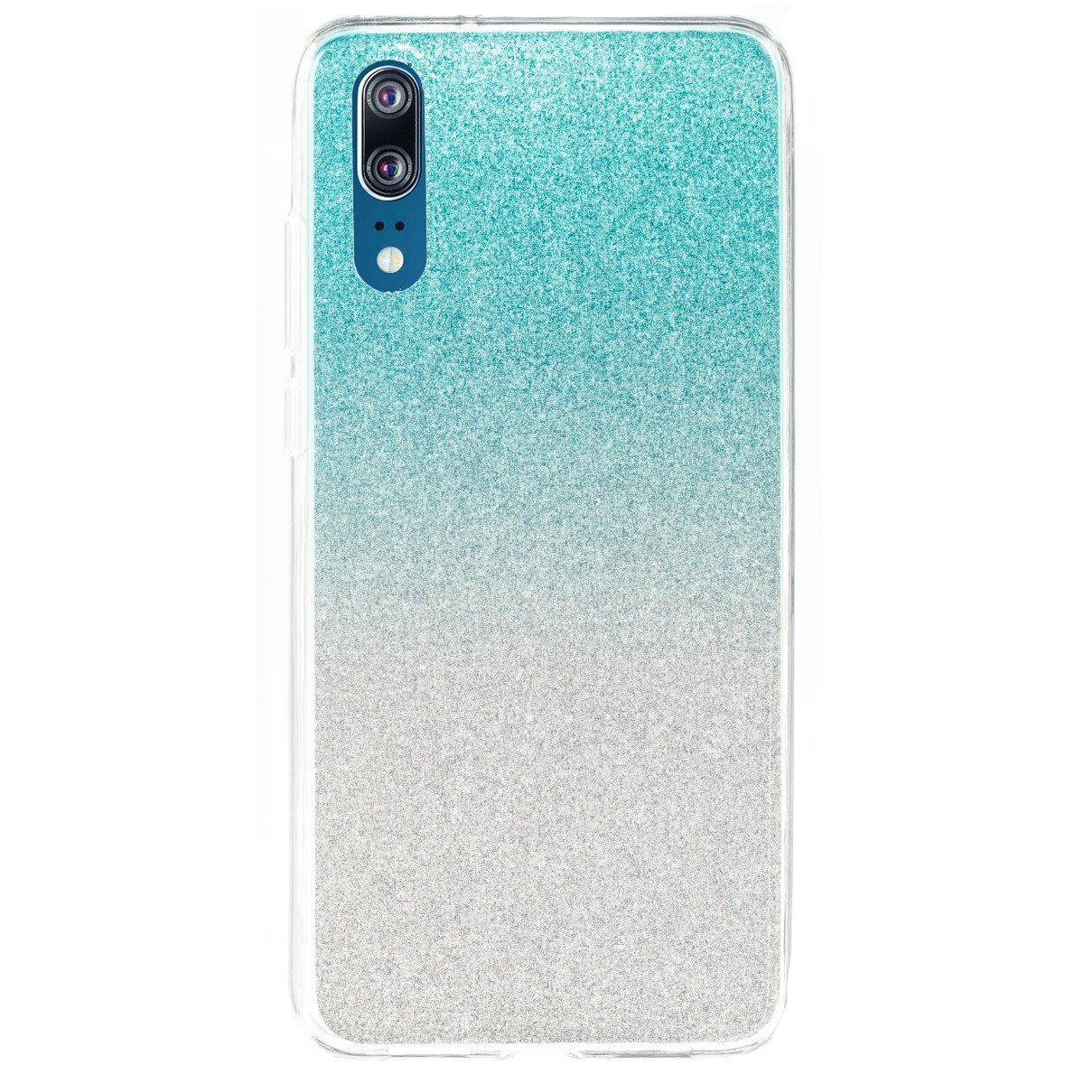 Husa Fashion Huawei P20 , Glitter Argintie thumb