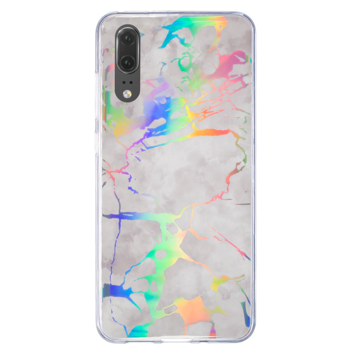 Husa Fashion Huawei P20 , Marble Alb thumb