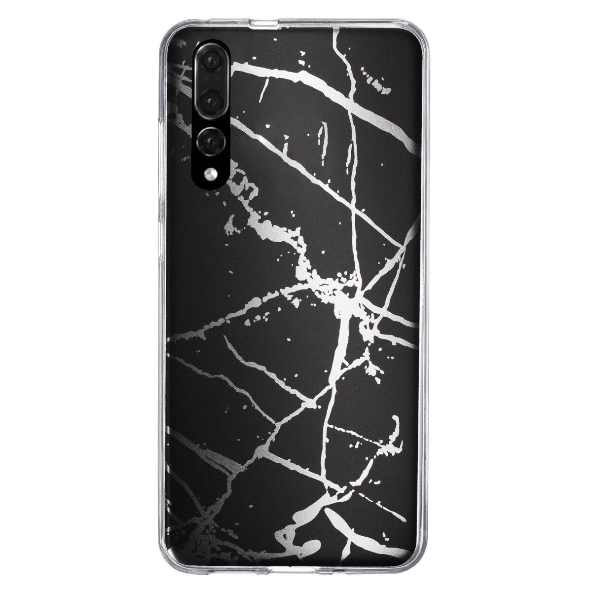 Husa Fashion Huawei P20 Pro, Marble Negru thumb