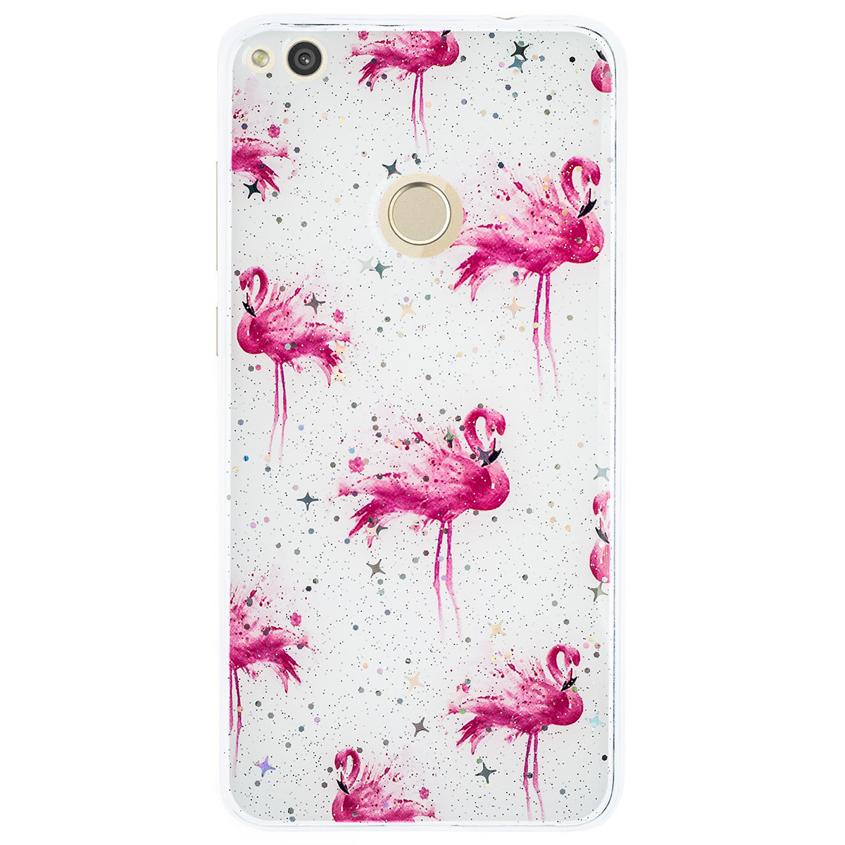 Husa Fashion Huawei P8/P9 Lite 2017, Flamingo thumb