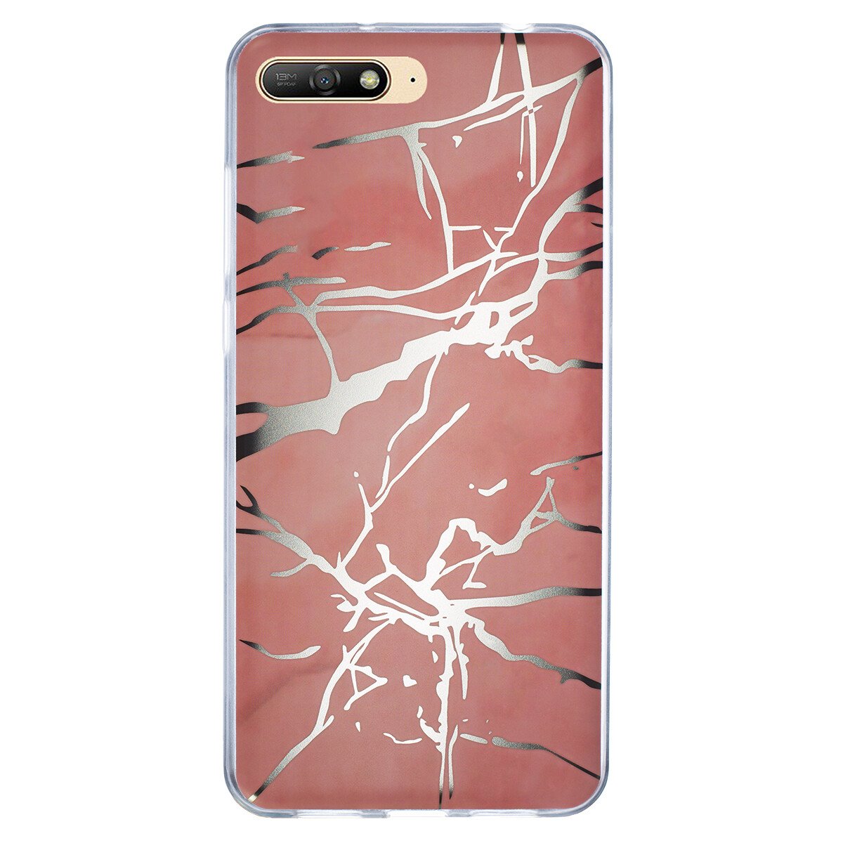 Husa Fashion Huawei Y6 2018, Marble Roz thumb