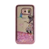 Husa fashion liquid Samsung Galaxy S7, Contakt Roz