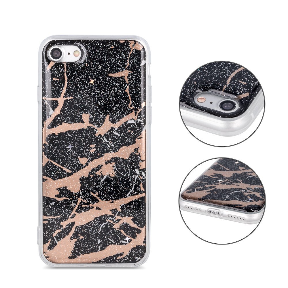 Husa Fashion Samsung Galaxy A20e, Marble Negru thumb