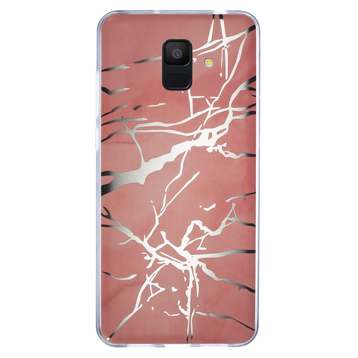 Husa Fashion Samsung Galaxy A6 2018, Marble Roz thumb