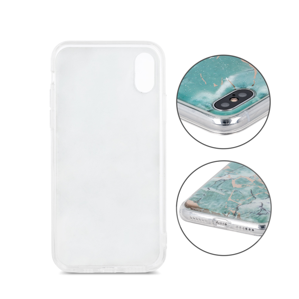 Husa Fashion Samsung Galaxy A70, Marble Verde thumb