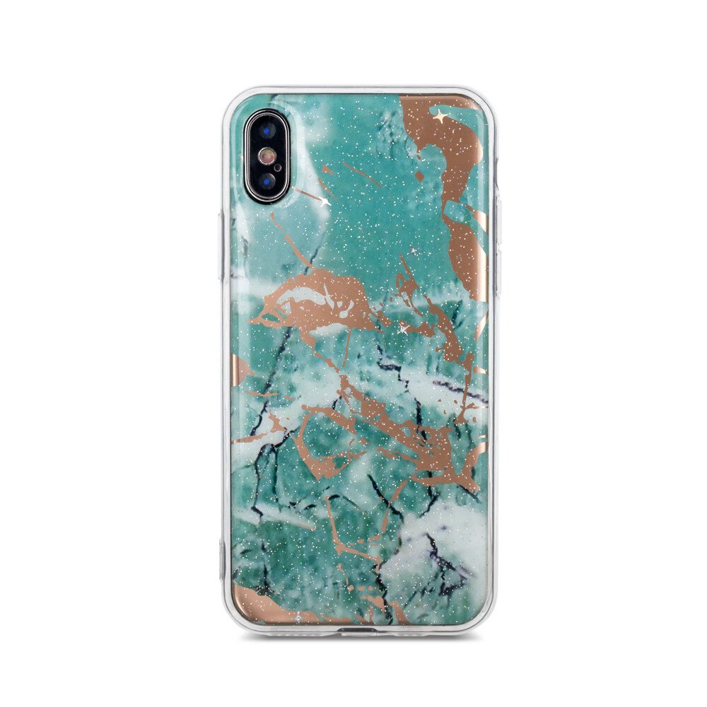 Husa Fashion Samsung Galaxy A70, Marble Verde thumb