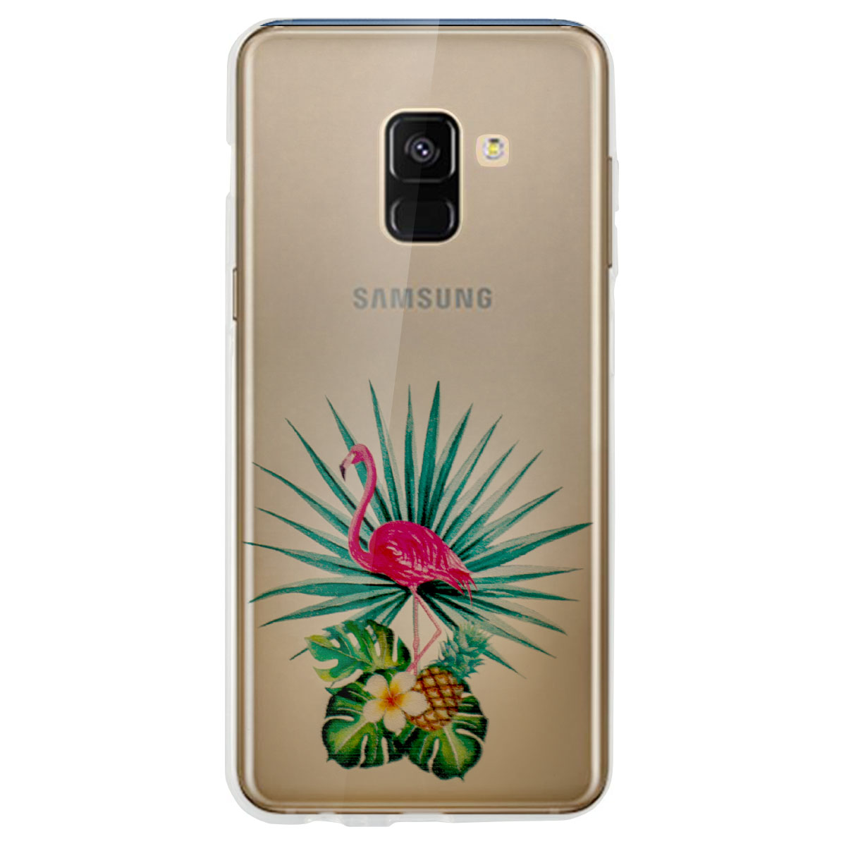 Husa Fashion Samsung Galaxy A8 2018 Flamingo thumb