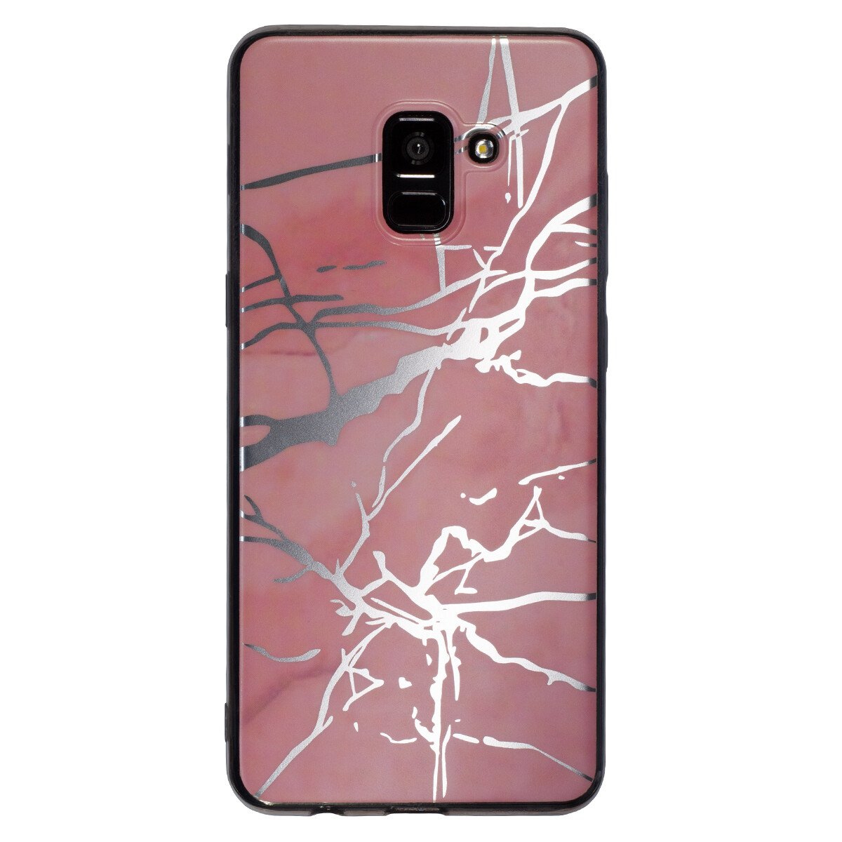 Husa Fashion Samsung Galaxy A8 Plus 2018, Marble Roz thumb