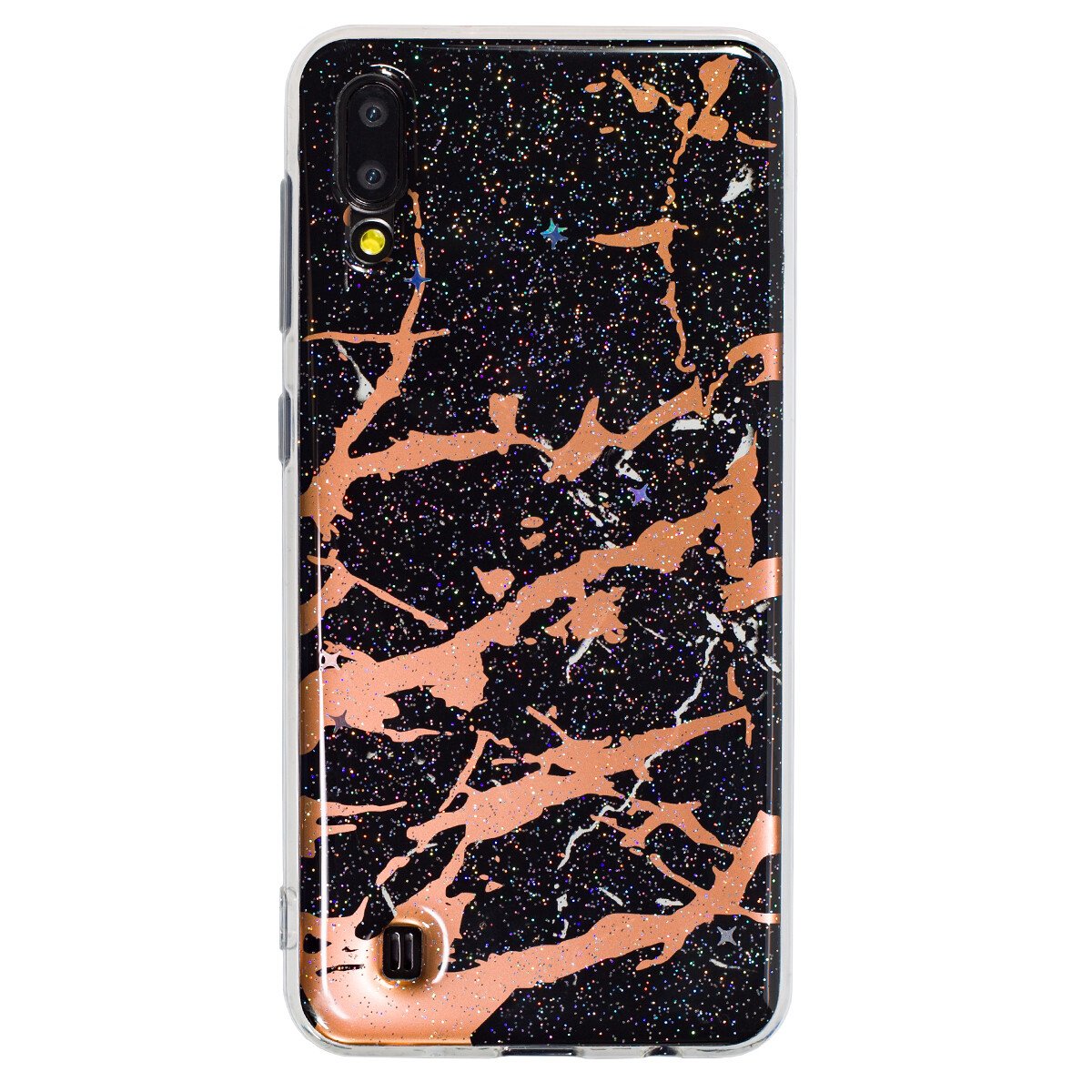 Husa Fashion Samsung Galaxy M10, Marble Negru thumb