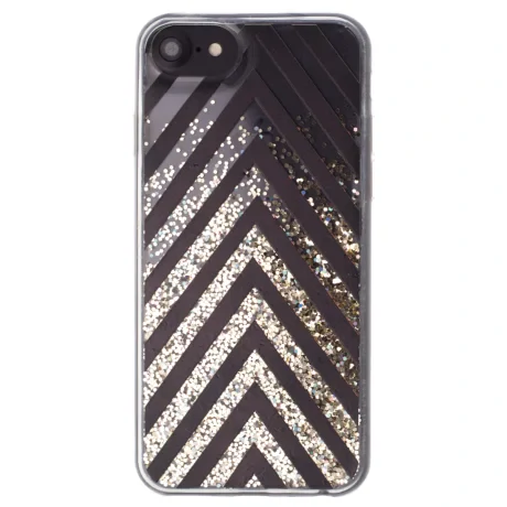 Husa Fashion Silicon iPhone 6/6S, Abstract Glitter