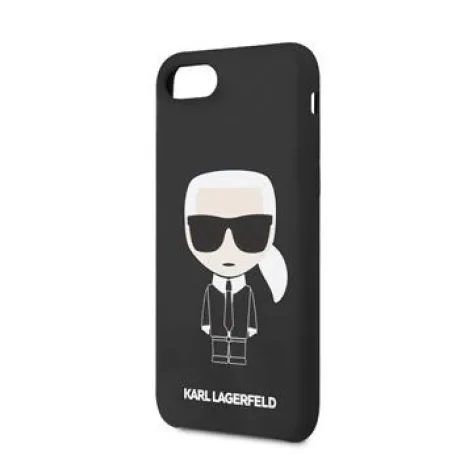 Husa Karl Lagerfeld Full Body Silicone Case pentru iPhone 8/SE2 Black