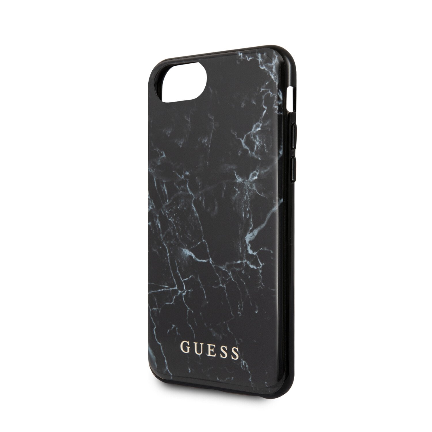 GUHCI8PCUMABK Guess Marble Kryt pro iPhone 8/SE2020 Black thumb