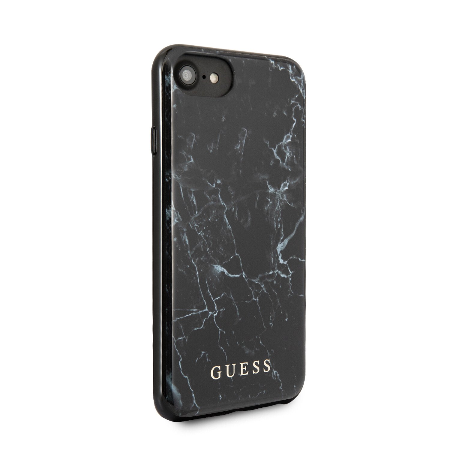 GUHCI8PCUMABK Guess Marble Kryt pro iPhone 8/SE2020 Black thumb