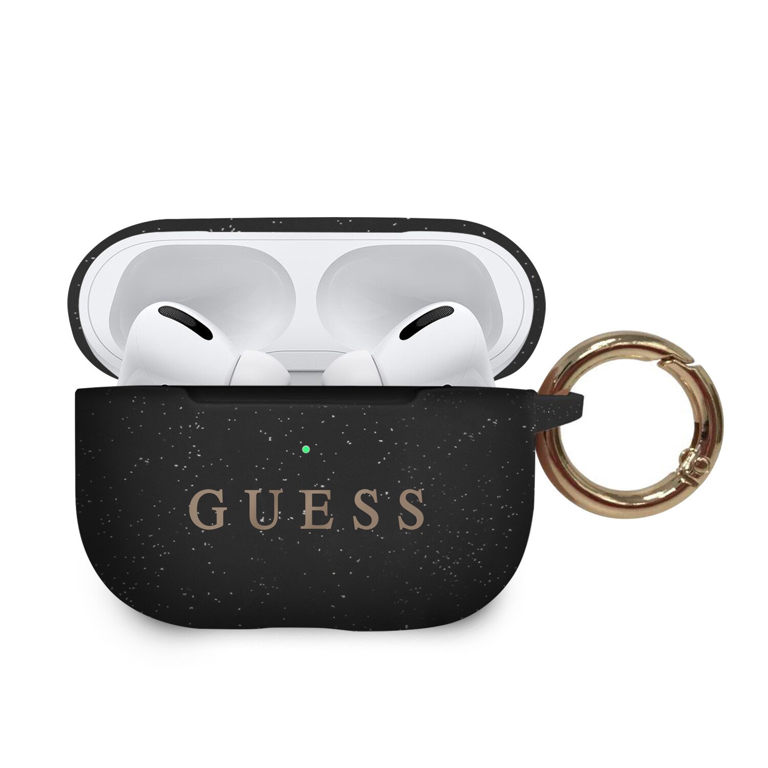 GUACAPSILGLBK Guess Silikonove Pouzdro pro Airpods Pro Black thumb