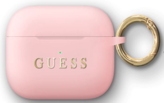 GUACAPSILGLLP Guess Silikonove Pouzdro pro Airpods Pro Light Pink thumb