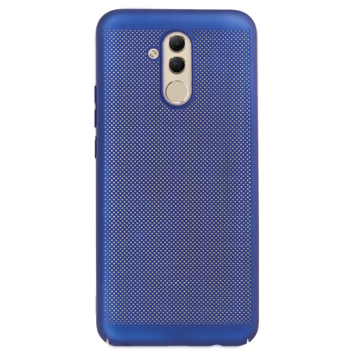 Husa hard Huawei Mate 20 Lite Albastra- Model perforat thumb