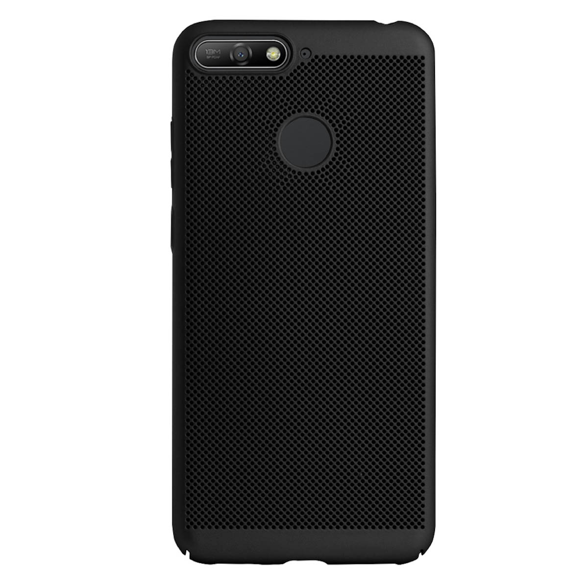 Husa hard Huawei Y6 2018 Negru- Model perforat thumb