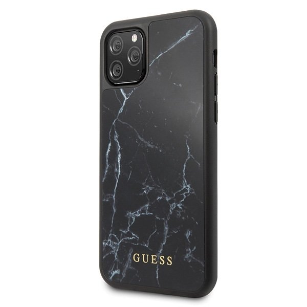 Husa Hard iPhone 11 Black Marble Guess thumb