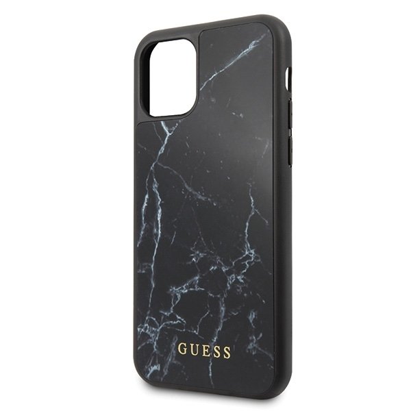 Husa Hard iPhone 11 Black Marble Guess thumb