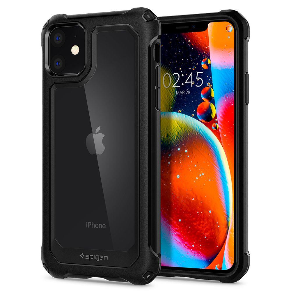 Husa Hard iPhone 11 Negru Gauntlet Spigen  thumb