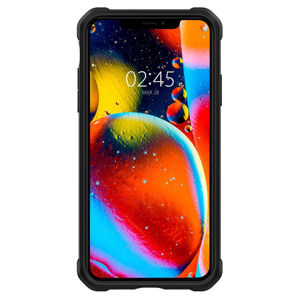 Husa Hard iPhone 11 Negru Gauntlet Spigen  thumb