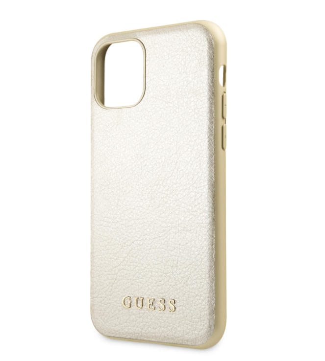 Husa Hard iPhone 11 Pro Gold Leather Guess thumb