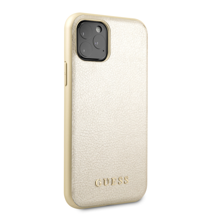 Husa Hard iPhone 11 Pro Gold Leather Guess thumb