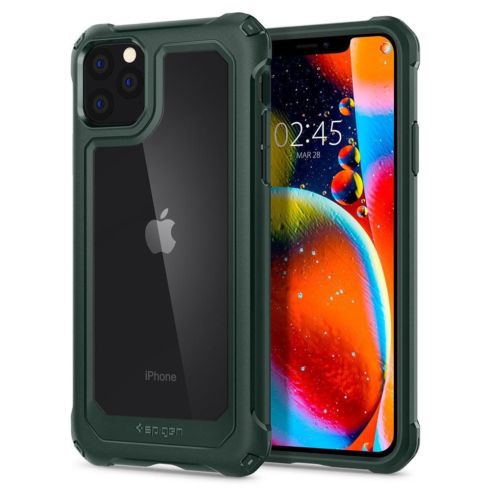 Husa Hard iPhone 11 Pro Hunter Green Gauntlet Spigen  thumb