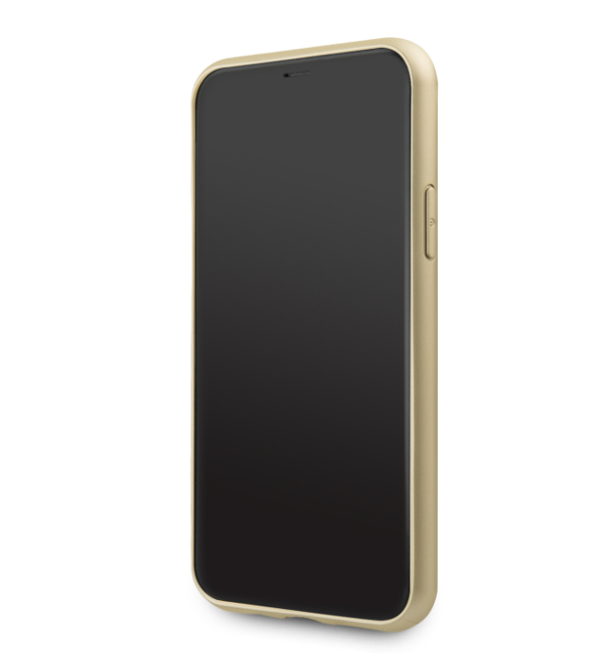 Husa Hard iPhone 11 Pro Max Gold Leather Guess thumb