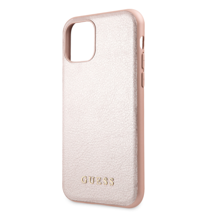 Husa Hard iPhone 11 Pro Rose Gold Leather Guess thumb