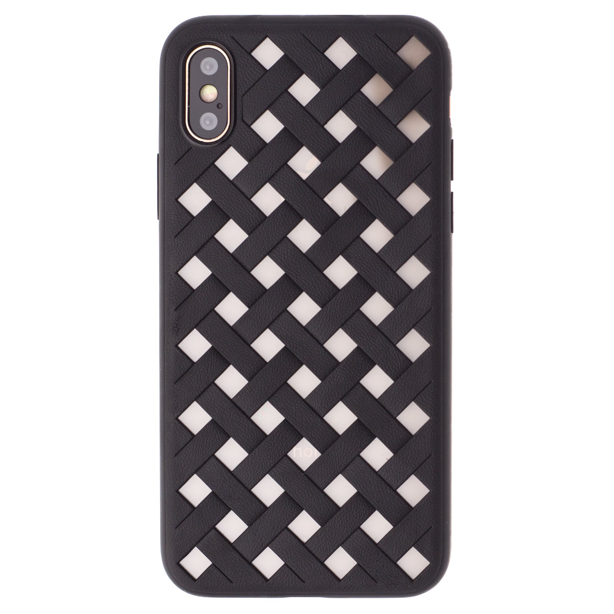 Husa hard iPhone X Baseus Paper-Cut Neagra thumb