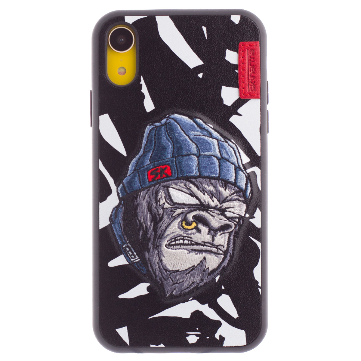 Husa Hard iPhone XR Gorilla Saru, Skinarma Alba thumb