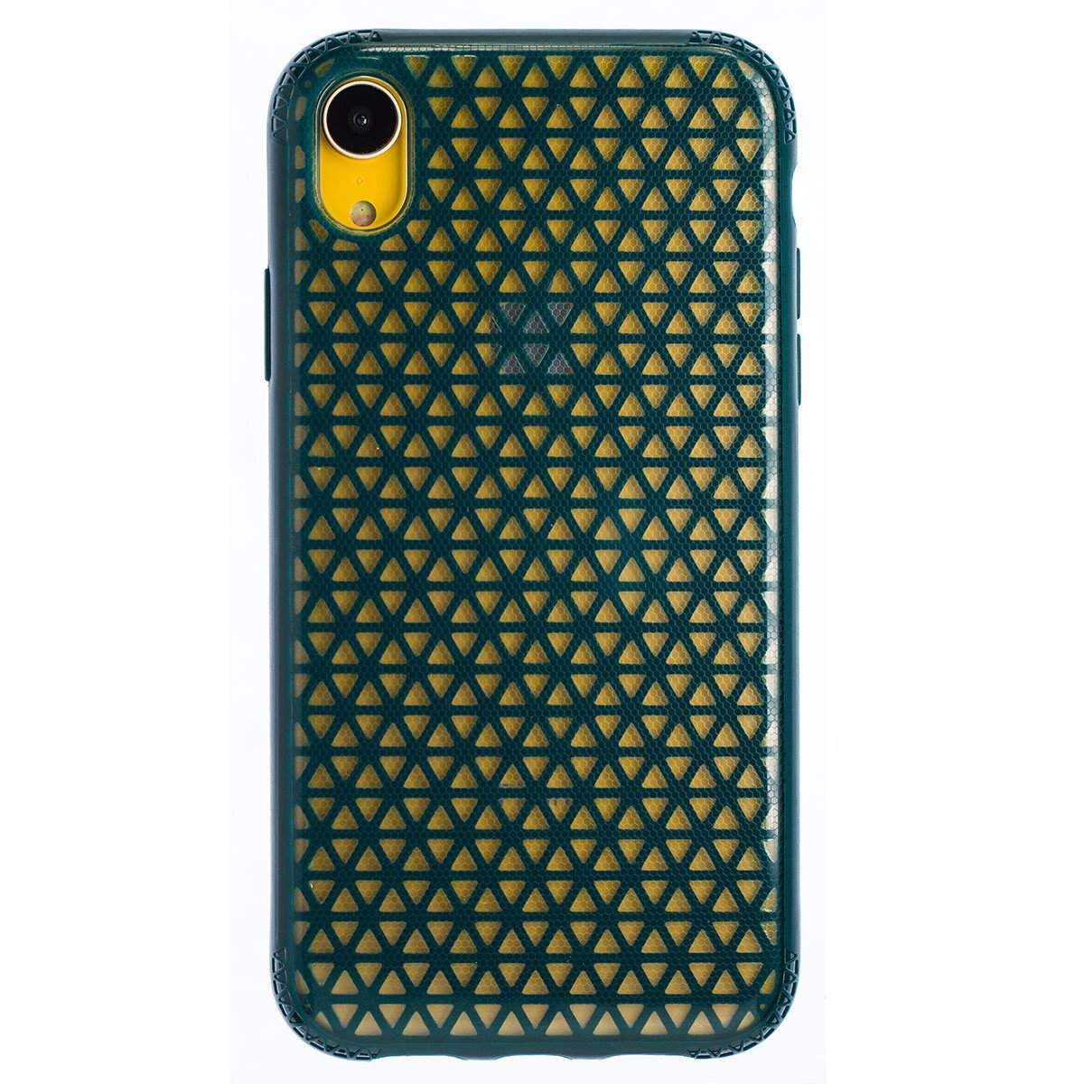 Husa Hard iPhone XR, Verde Geometric thumb