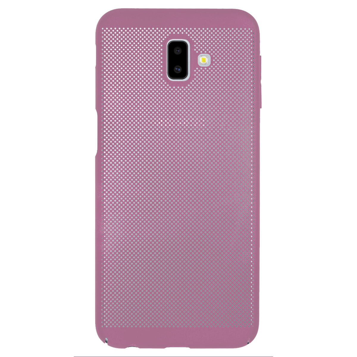 Husa hard Samsung Galaxy J6 Plus Roz- Model perforat thumb