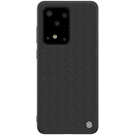 Husa hard Samsung Galaxy S20 Ultra, Nylon Fiber Nillkin, Negru