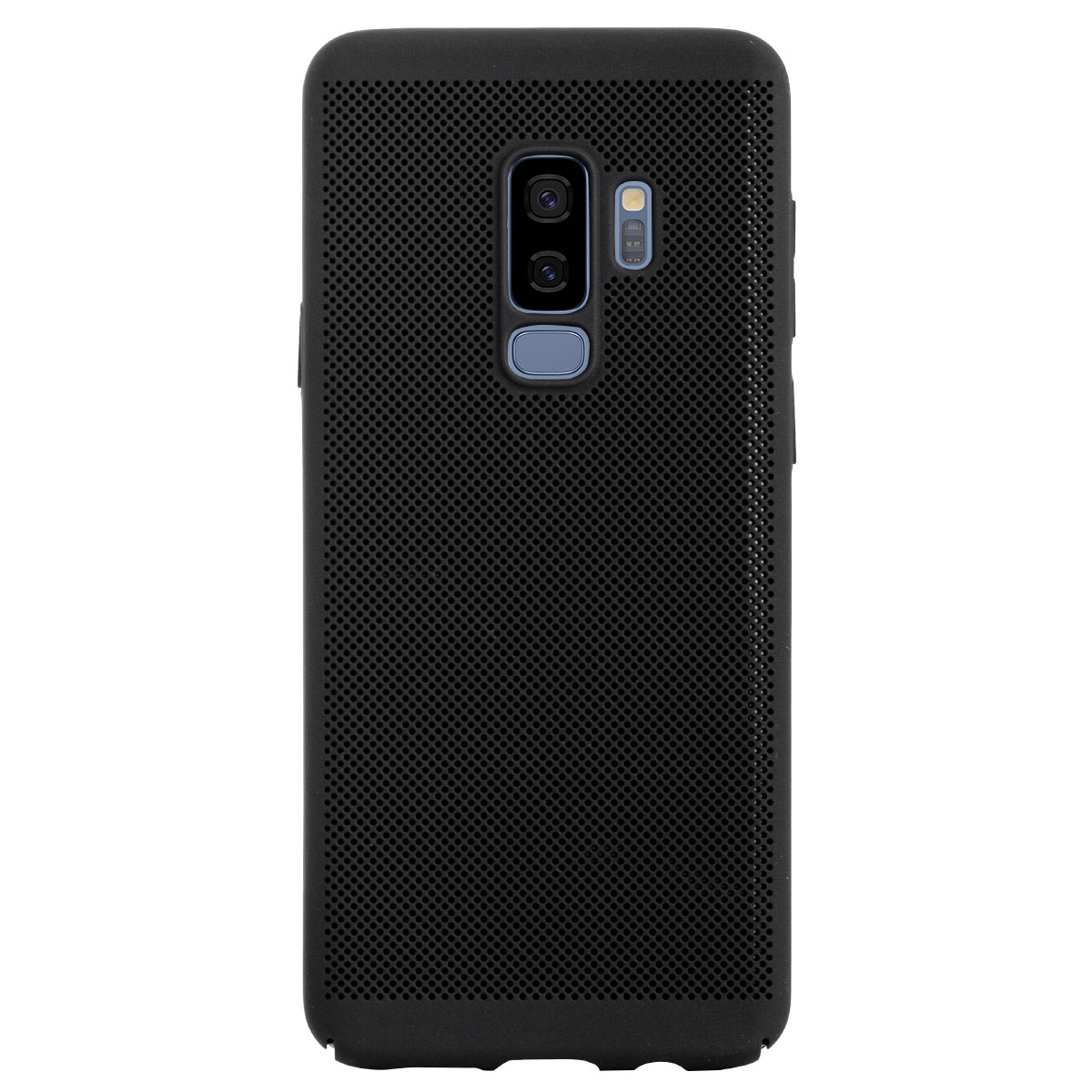 Husa hard Samsung Galaxy S9 Plus Negru - Model perforat thumb