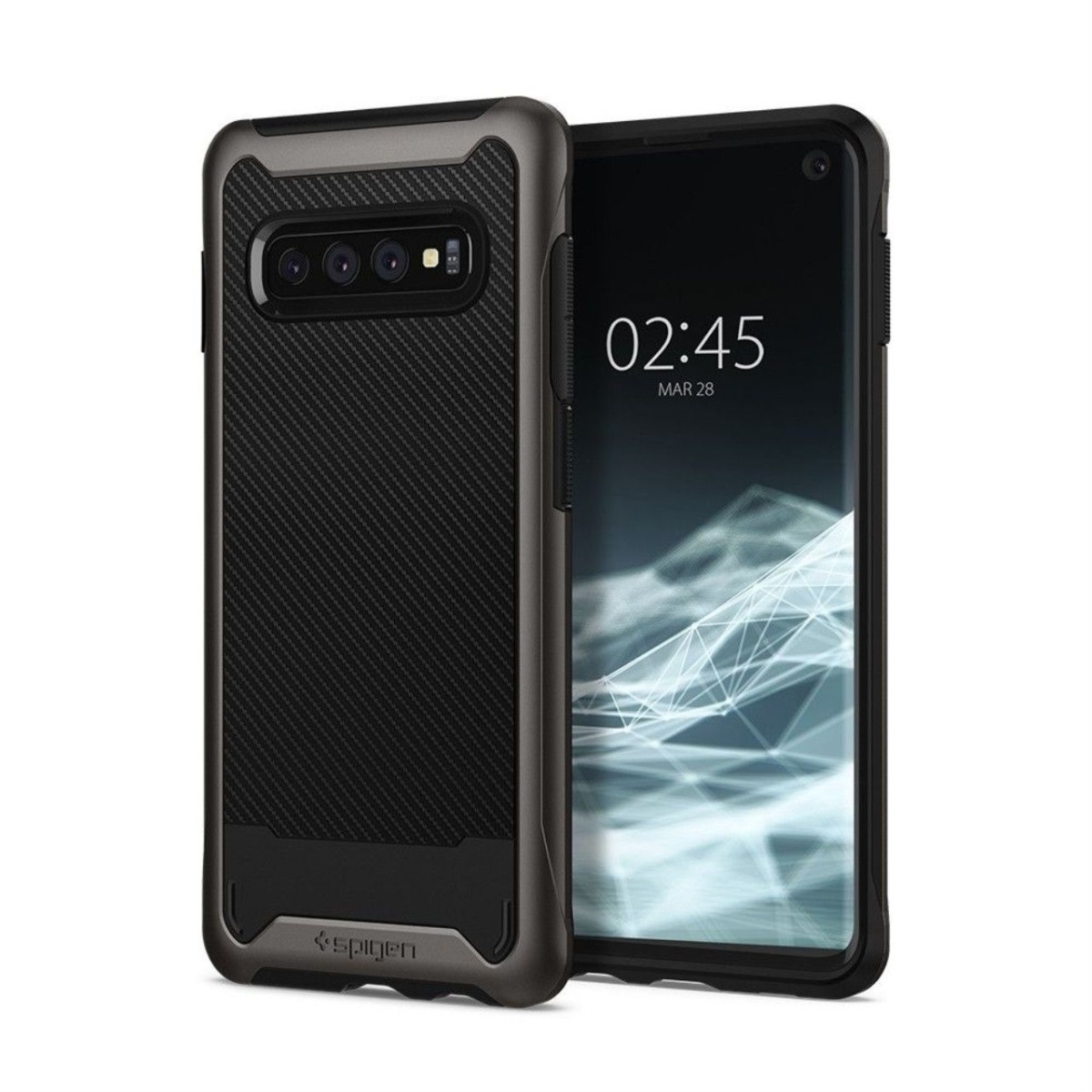 Husa Hybrid Samsung Galaxy S10 Plus, Negru NX  thumb