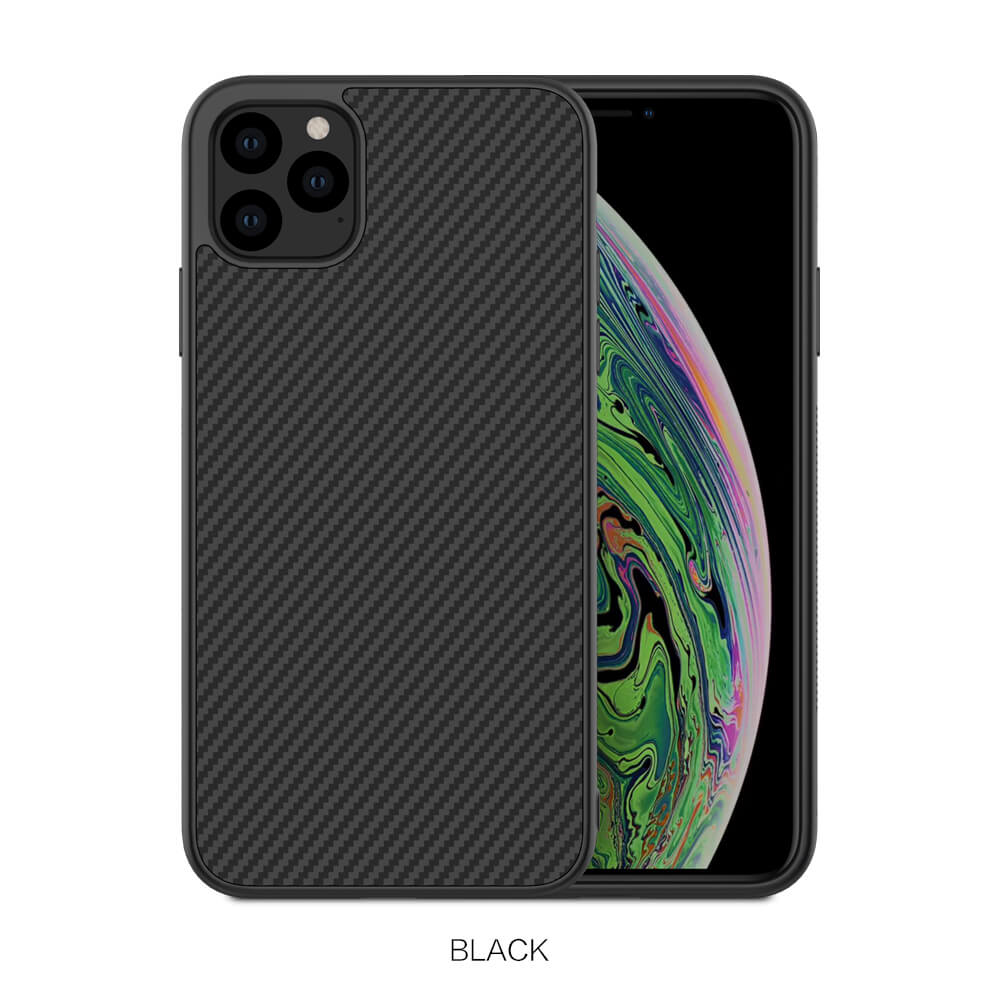 Husa iPhone 11 Pro Synthetic Fiber Negru Nillkin thumb