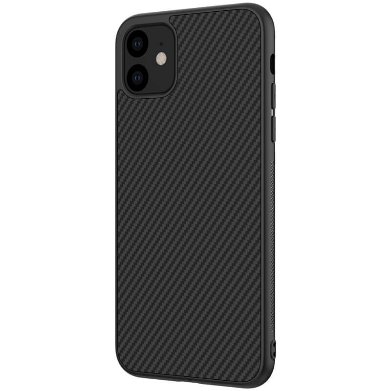 Husa iPhone 11 Synthetic Fiber Negru Nillkin thumb