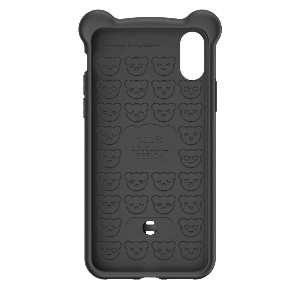 Husa iPhone XR 6.1'' Bear Silicone Negru Baseus thumb