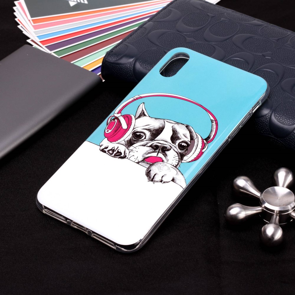 Husa iPhone XR 6.1'', Luminous Patterned, Dog thumb