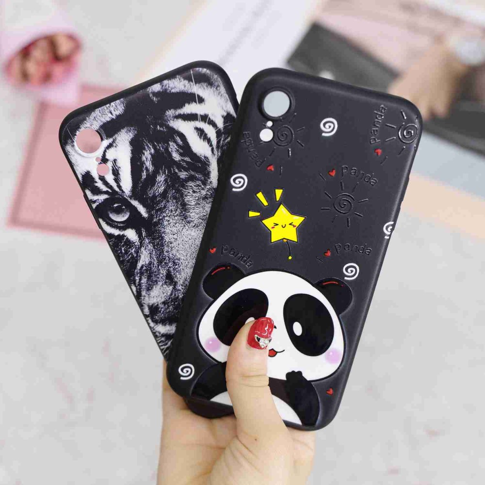 Husa iPhone XR 6.1'' Printing Embossed Panda thumb