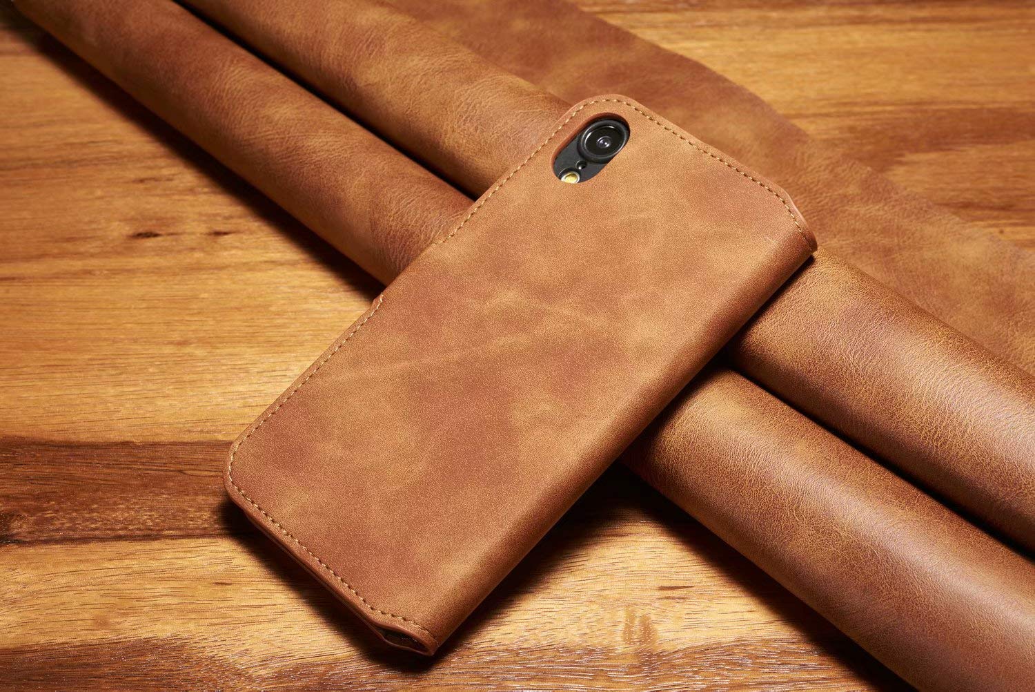 Husa iPhone XR 6.1'' Retro Style Leather, Dg.Ming Maro thumb